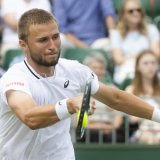 Leandro Riedi s'est qualifié pour le tableau final de Wimbledon KEYSTONE/PETER KLAUNZER